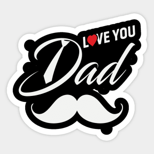 mustache Sticker